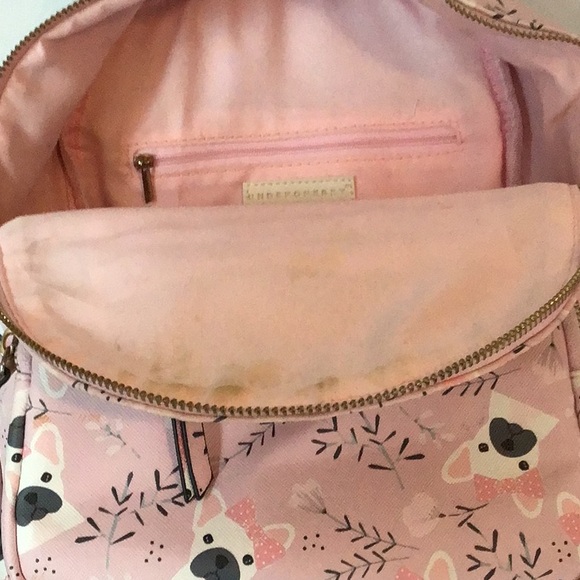 Pink Pug Print Backpack - Picture 7 of 8